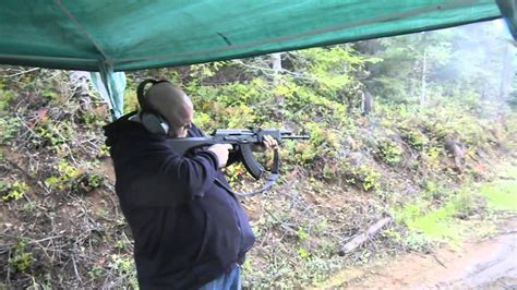 Target Practice With An Assault Rifle Ak 47 Youtube