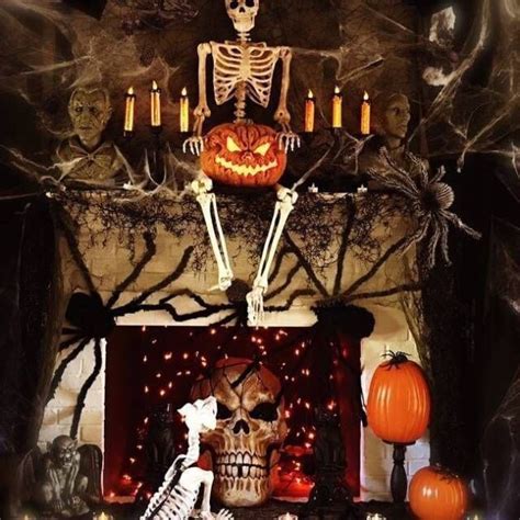 10 Spooky Halloween Fireplace Decor Ideas Entertainmentmesh