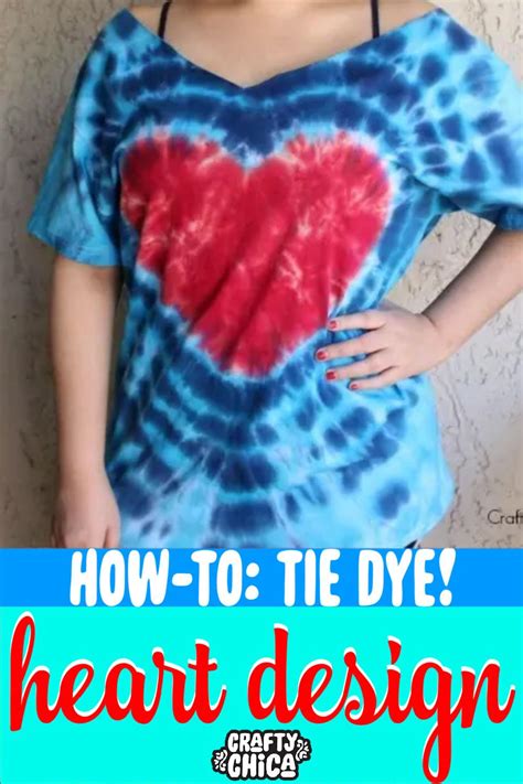 Tie Dye Patterns Heart Easy