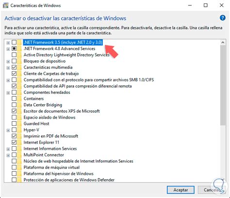 Cómo Activar O Desactivar Características Y Componentes Windows 10 Solvetic
