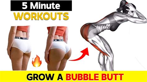 Grow A Bubble Butt At Home 30 Day Butt Transformation Youtube