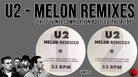 U2 Melon Remixes Vinyl 1 2 X 12 Vinyl Compilation Bootleg Italia