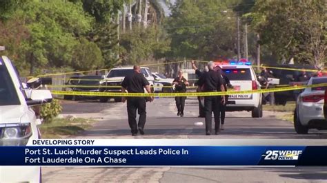 Port St Lucie Murder Suspect Shot Killed By Police In Fort Lauderdale