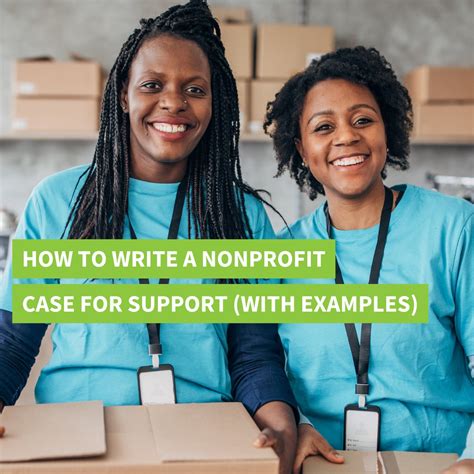 How To Write A Nonprofit Case For Support Including Examples The