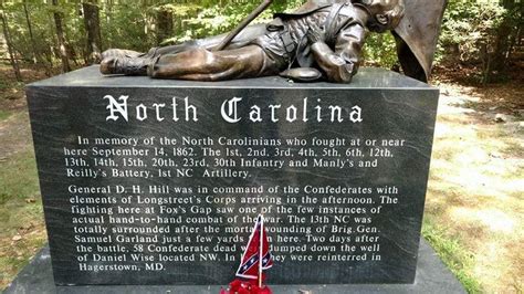 North Carolina Monumentsouth Mountain Marylandbronze Statue By Gary
