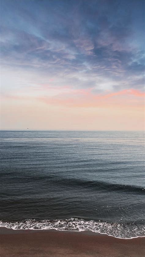 1080x1920 Beach Calm And Peaceful Sunset Wallpaper Sunset Wallpaper Cool Landscapes Seascape