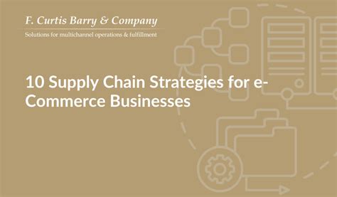 7 Ecommerce Supply Chain Strategies For Greater Efficiency