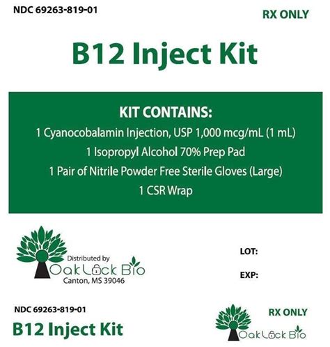 B2 Inject Kit Package Insert
