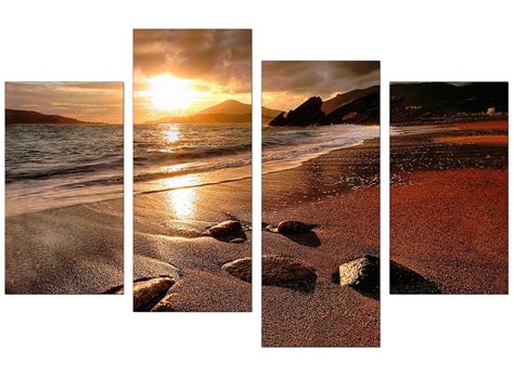 Large Sunset Beach Canvas Wall Art Pictures Living Room Prints Xl 4131
