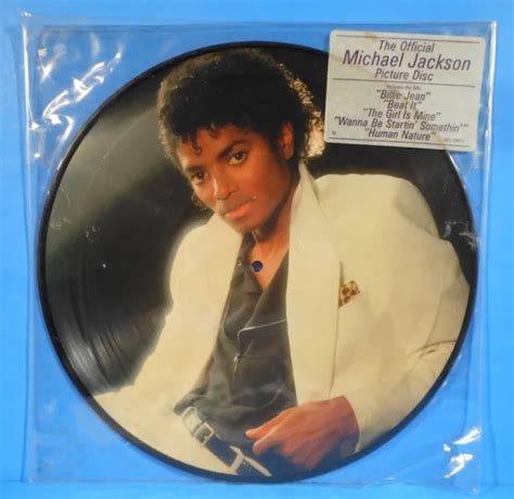 Michael Jackson Thriller Pic Disc Lp 1983 Original Great Condition Vg
