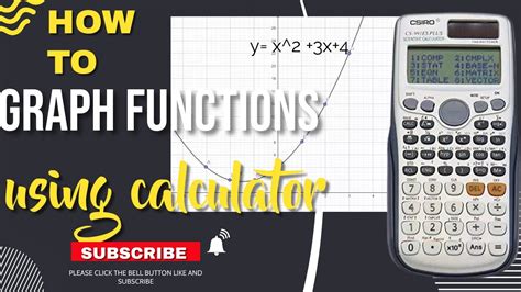 How To Graph An Equation Using Casio Fx Es Plus Calculator Skills