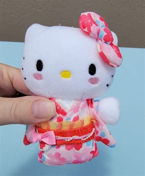 Hello Kitty Sakura Kimono Series Plush Geisha Sanrio Japan Etsy