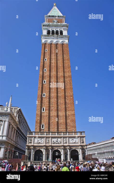 Venice Italy Campanile Di San Marco Stock Photo Alamy