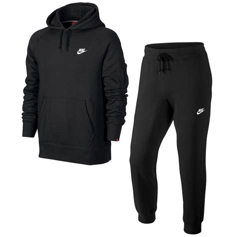Nike Aw77 Fleece Herren Trainingsanzug Hoodie Jogginghose Anzug 2
