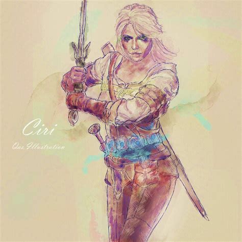The Witcher 3 Fan Art Offers A Stunning Take On Ciri