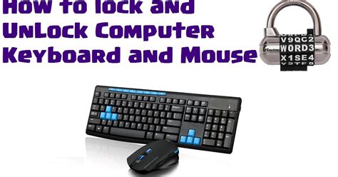 How To Lockunlock Keyboard Keys Or Mouse Buttons Easily ♥ Smartmga ♥