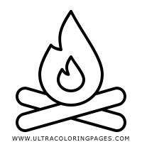 Bonfire Coloring Page Ultra Coloring Pages