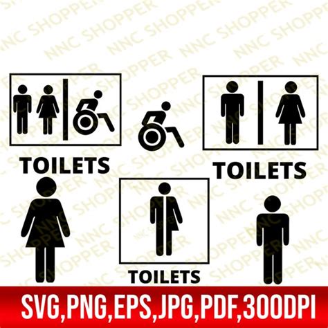 Restroom Signs Clip Art