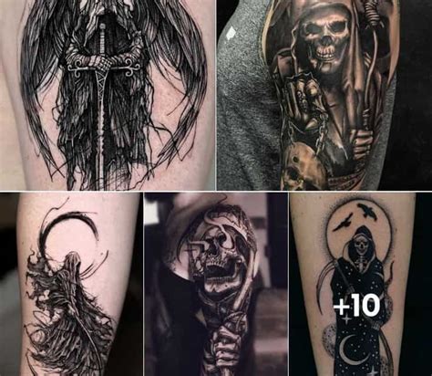 Grim Reaper Tattoo Meaning And 10 Design Ideas Tattooadore