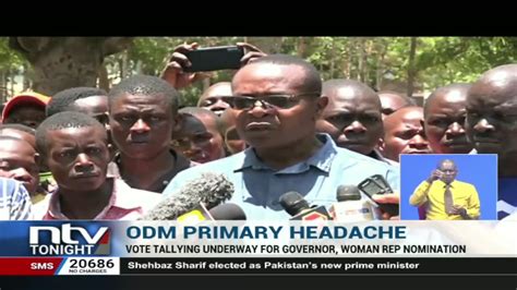 ntv kenya on twitter odm primary headache residents of busia county turn out to participate