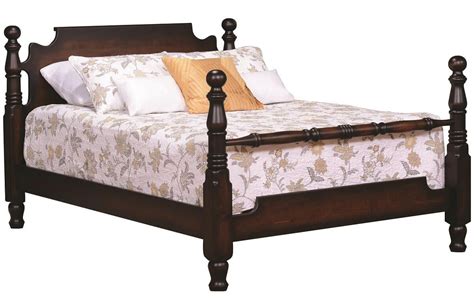 Antoinette Solid Wood Cannonball Bed Countryside Amish Furniture Cannonball Bed Bed Design