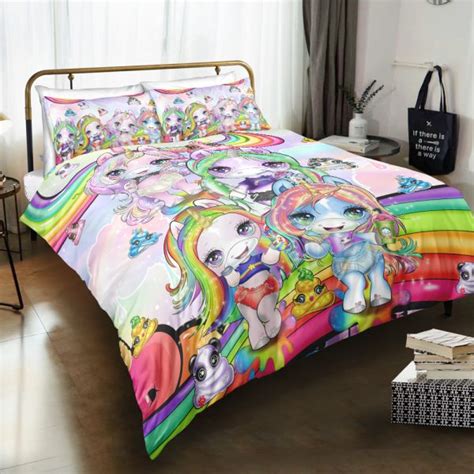 Rainbow Unicorn Friend Bedding Set Unilovers