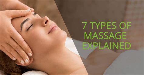 Deep Tissue Massage 7 Types Of Massage