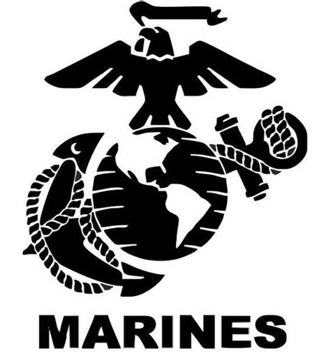 Marine Corps Decal For Cars Usmc Gifts Military Decals Marine Gifts Car Accessories Support