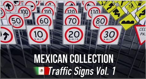 Mexican Collection Traffic Signs Vol 1 Get Assets