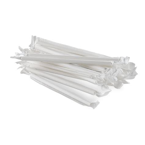 Plastic Straws 5mm Wrapped Coldrinks Straw 2000packbox Clear