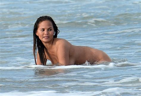 Chrissy Teigen Nude Topless ULTIMATE Collection