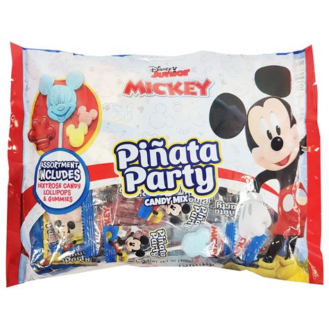 Flix Candy Mickey Pinata Party Candy Bag Filler 141 Oz 20 Piece Bag