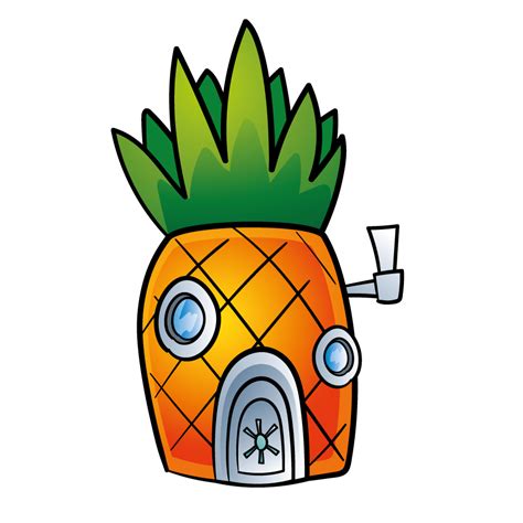 Spongebob Pineapple House Cartoon Clipart Free Download