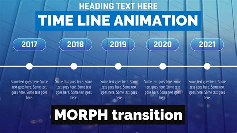 89powerpoint 5 Year Timeline Animation Using Morph Transition