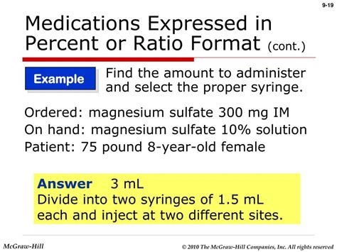 Ppt Math And Dosage Calculations For Health Care Third Edition Booth