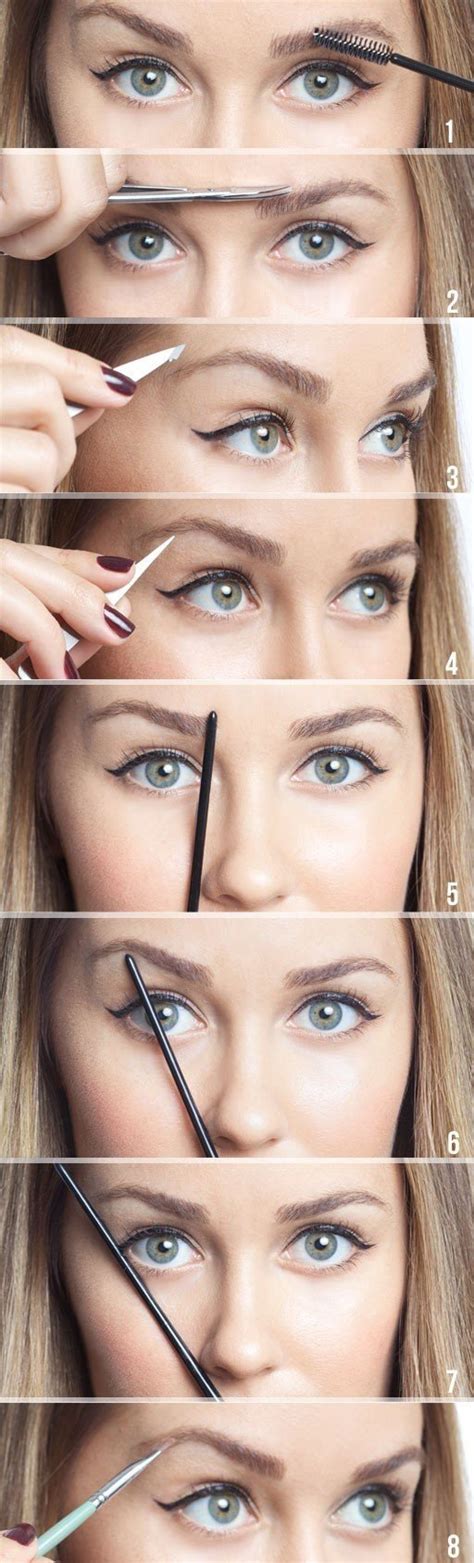 Really Useful Infographics How To Get The Perfect Eyebrows