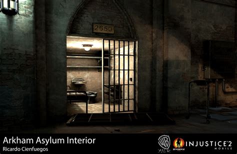 Arkham Asylum Interior By Ricardo Cienfuegos