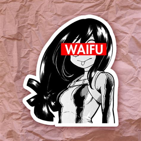 My Hero Academia Froppy Waifu Sticker Boku No Hero Academia Decal Anime