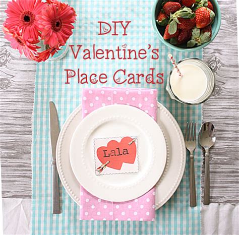 Everything you ever wanted to know about diy. DIY Valentine's Place Cards - The Graphics Fairy