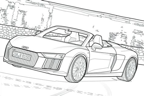 Self Isolate At Home With This Free Audi Coloring Book Carbuzz