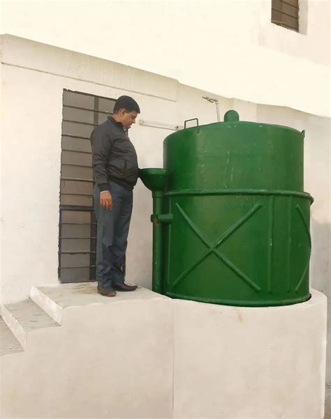Automated Heating System Biogas Construction Plant For Home Plant