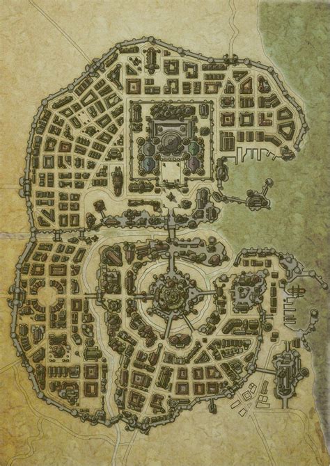 Citymap By Djekspek On Deviantart Fantasy City Map Fantasy World Map