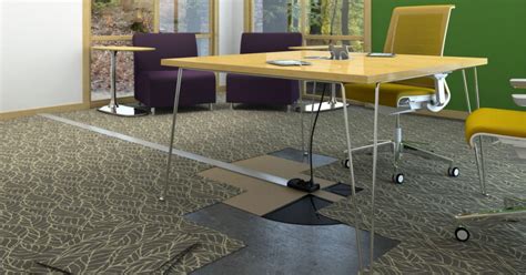 Connectrac In Carpet Wireway Sheppards Business Interiors