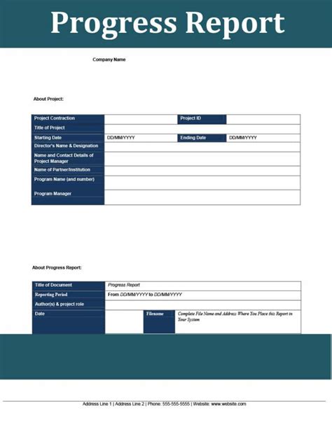 40 Project Status Report Templates Word Excel Ppt Inside One