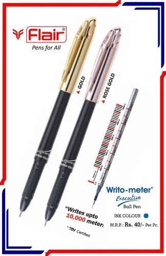 Flair Plastic Writo Meter Executive Ball Pen For Writing At Rs 40