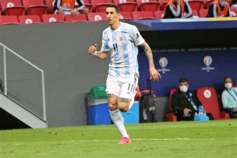 video psg star angel di maria provides argentina with the much needed lead in the 2021 copa