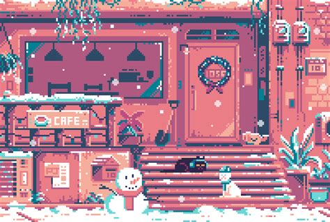 Winter Pixel Wallpapers Top Free Winter Pixel Backgrounds