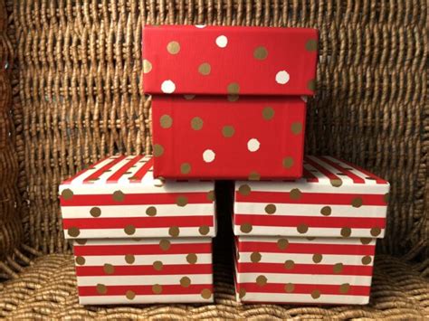 3 Clementine Paper Inc ~ Christmas ~ 4 Storage Or T Cube Boxes W Lids Ebay