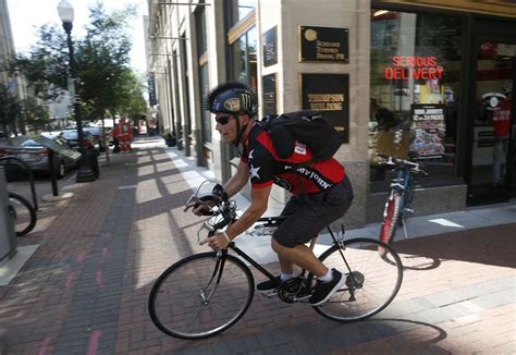 Freaky Fast Jimmy Johns Bike Drivers Meet Challenge Of Pedaling Their Way To Prompt Delivery