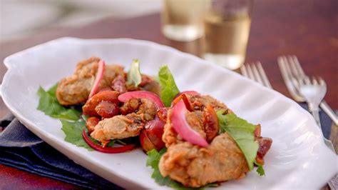 Fried Chicken Livers With Balsamic ­marinated Figs Recipe Pbs Food